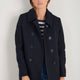Philippa Pea Coat - Dark Midnight