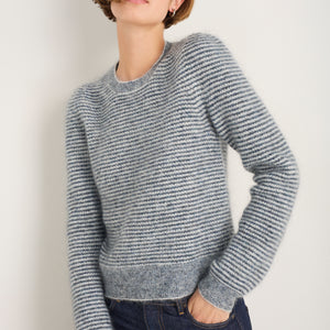 Phoebe Jumper - Midnight/Ivory Stripe
