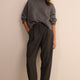 Pina Trouser - Charcoal Pinstripe