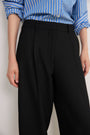 Pina Wool Blend Trouser - Black