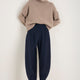 Pina Wool Blend Trouser - Midnight