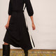 Pippa Ponte Dress - Carbon/Ecru