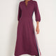 Pippa Ponte Dress - Deep Fig