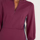 Pippa Ponte Dress - Deep Fig