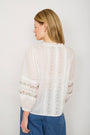 Quinn Embroidered Top - Ivory Multi Embroidered