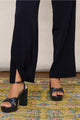 Quinty Wide Leg Trousers - Midnight