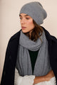 Rosie Cashmere Scarf - Charcoal Sparkle