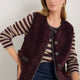 Ginny Borg Gilet - Deep Fig
