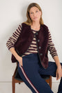 Ginny Borg Gilet - Deep Fig