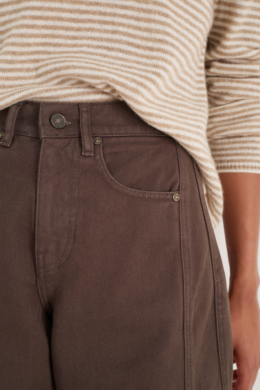 Remy Horseshoe Jean - Cocoa