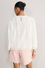 Renee Blouse - White Embroidered