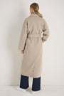 Romy Double Face Wool/Cashmere Coat - Oatmeal Marl
