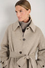 Romy Double Face Wool/Cashmere Coat - Oatmeal Marl