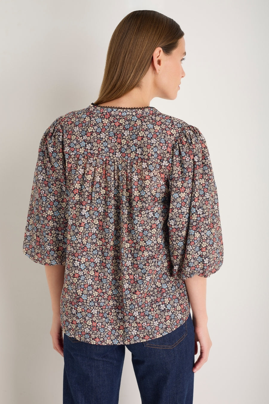 Rosalie Top - Retro Floral