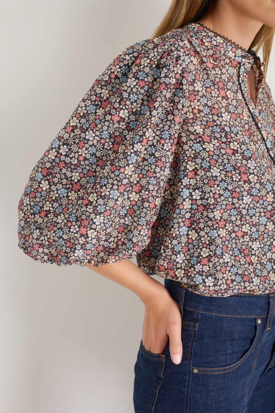 Rosalie Top - Retro Floral