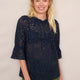 Ruby Broderie Top - Midnight