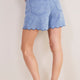Ruby Soft Scallop Short - Washed Blue