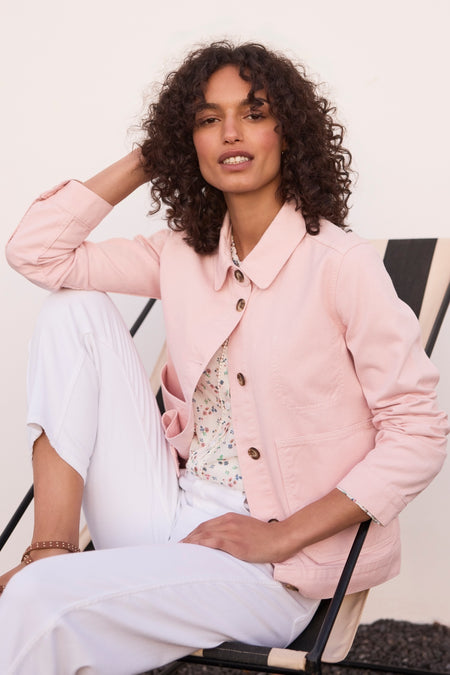 Cassia Barrel Jean - White