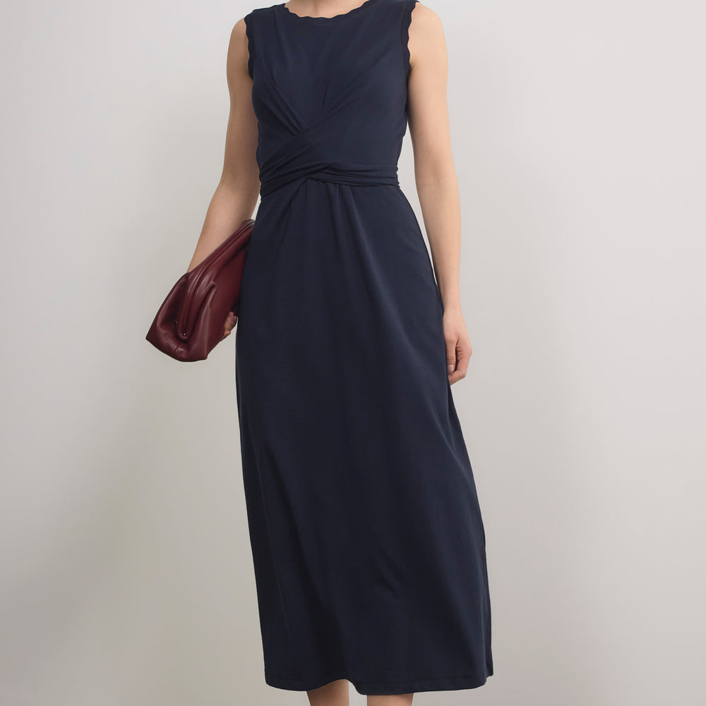 Anais Jersey Dress - Midnight