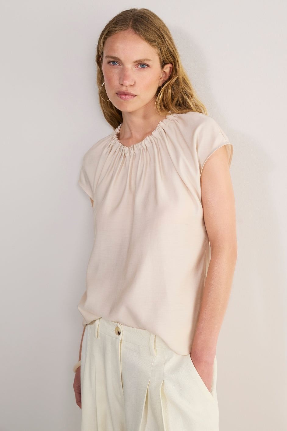 Sadie Blouse - Oyster