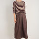 Sathony Metallic Skirt - Cocoa