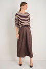 Sathony Metallic Skirt - Cocoa