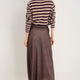 Sathony Metallic Skirt - Cocoa