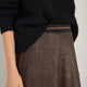 Sathony Metallic Skirt - Cocoa