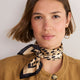 Serena Silk Scarf - Cheetah