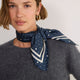Serena Silk Scarf - Midnight Spot