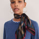 Serena Silk Scarf - Multi Check