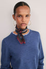 Serena Silk Scarf - Multi Check