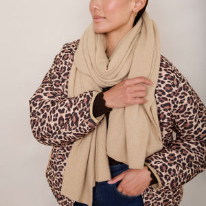 Mathilde Cashmere Scarf - Oat Sparkle
