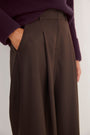 Sheila Wool Culotte - Chocolate