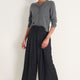 Sheila Wool Culotte Trouser - Black