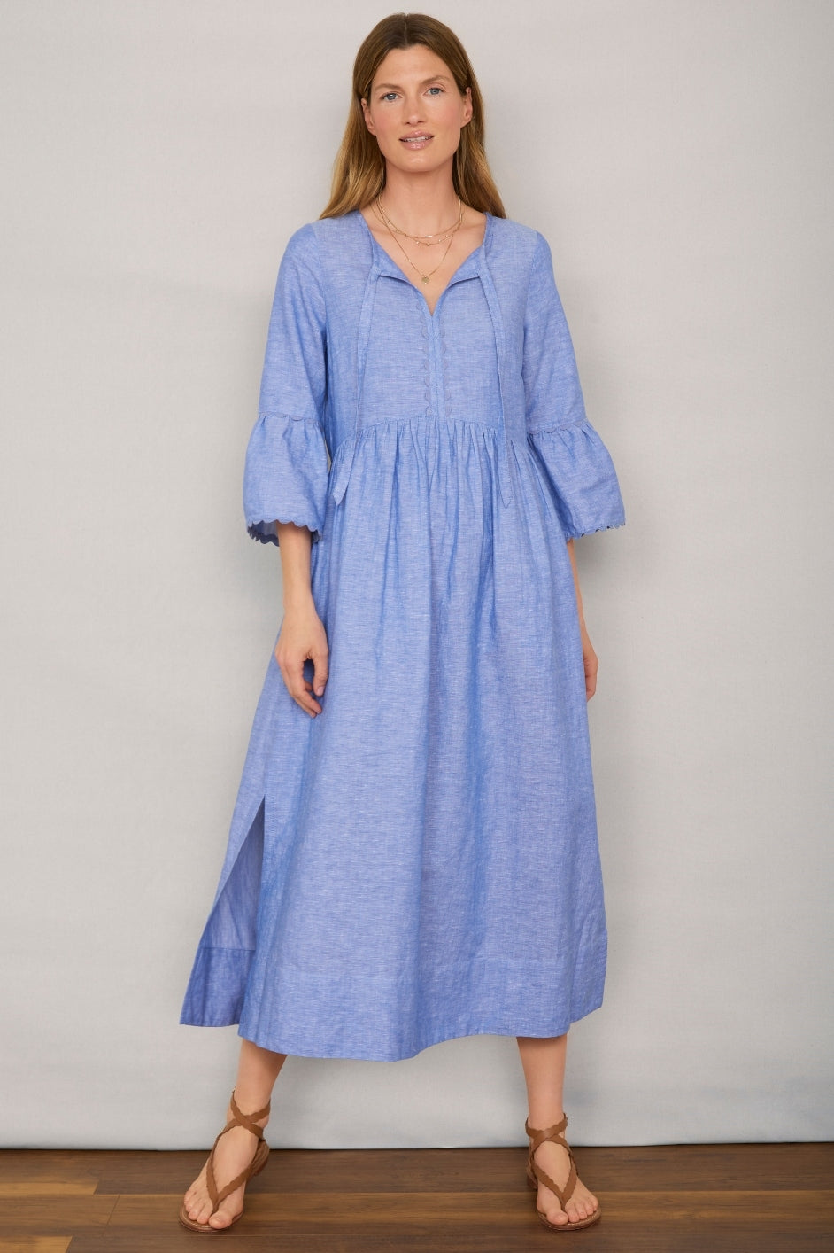 Shiloh Dress - Chambray – WYSE London