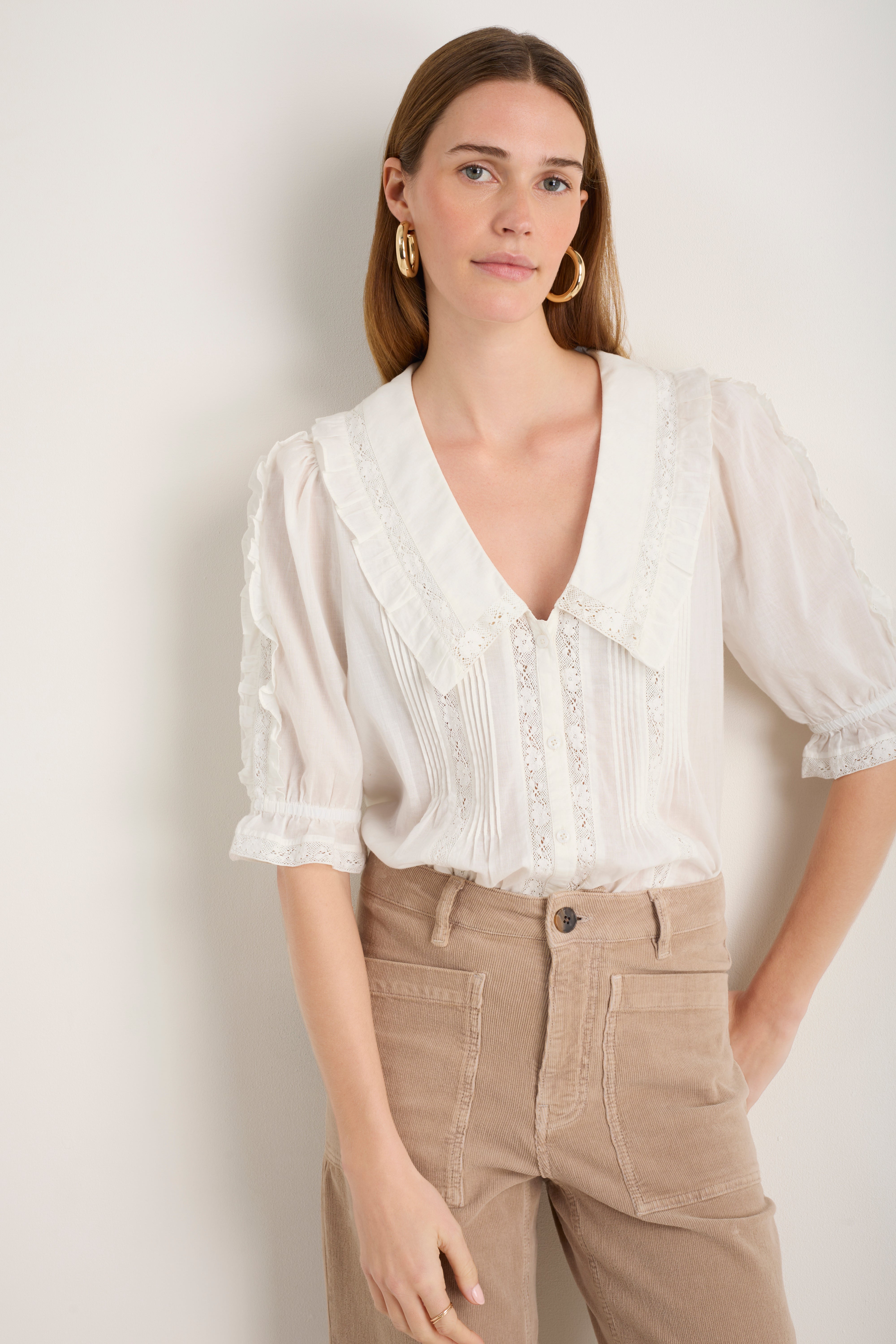 Sienna Blouse - Ivory