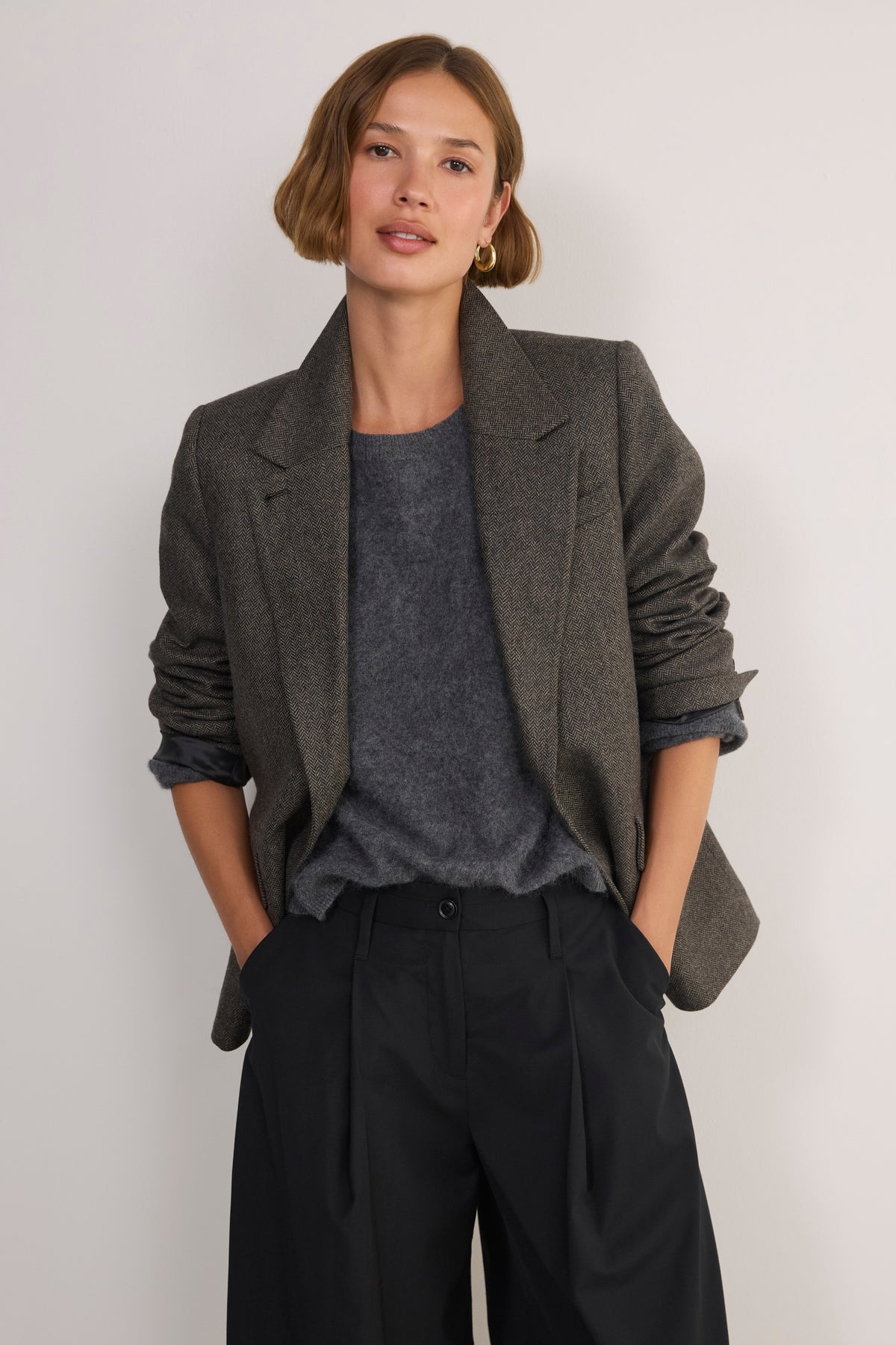 Sienna Brushed Jumper - Charcoal Grey