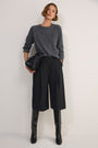 Sienna Brushed Jumper - Charcoal Grey