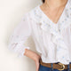 Sierra Blouse - Ivory Embroidered