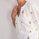 Skye Blouse - White Embroidered