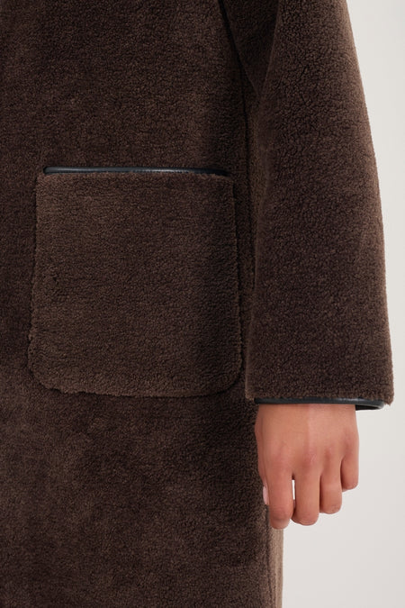 Sophia Borg Coat - Cocoa