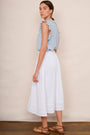 Sophia Ric Rac Skirt - White