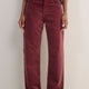 Stevie Straight Leg Cord Trouser - Dusky Rose