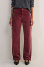 Stevie Straight Leg Cord Trouser - Dusky Rose