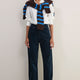 Stevie Straight Leg Cord Trouser - Midnight