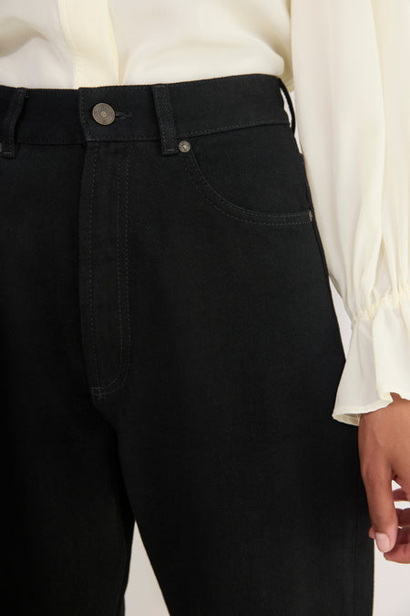Stevie Straight Leg Jean - Black