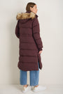 Suzy Puffer Coat - Deep Fig