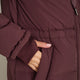 Suzy Puffer Coat - Deep Fig
