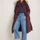 Suzy Puffer Coat - Deep Fig